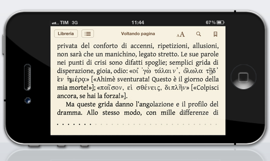 iPhone4 Voltando Pagina Virginia Woolf