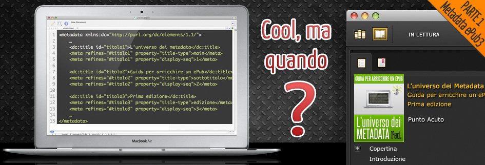 ePub: metadata per arricchire un eBook (Parte 1°)