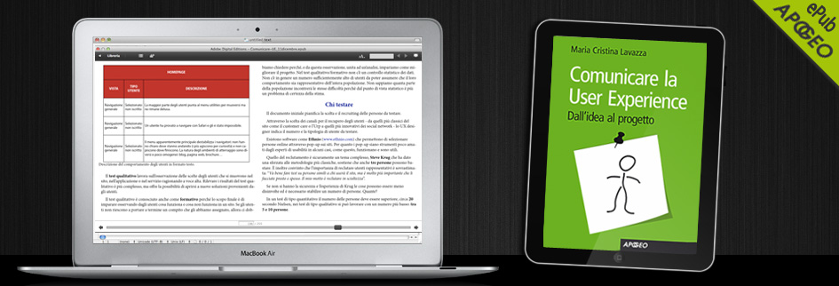 Nuovo ebook: “Comunicare la User Experience” edito Apogeo