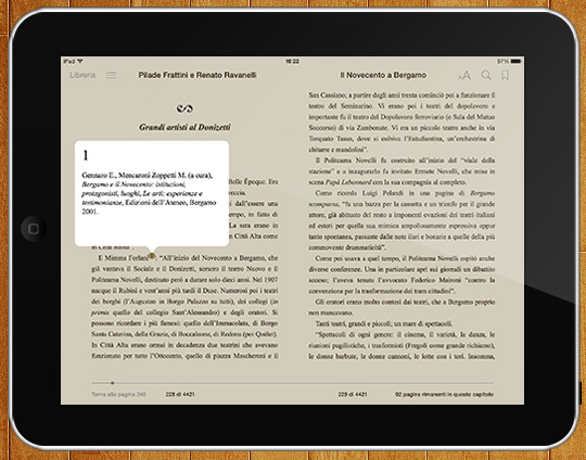 ePub3 su iPad Pop-up